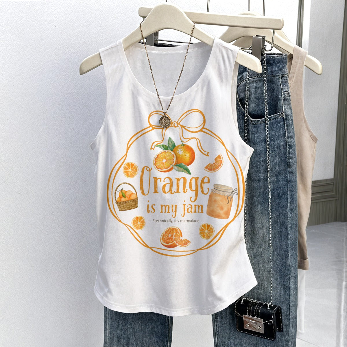 "Orange is My Jam" Tank Top (Technically... It’s Marmalade)