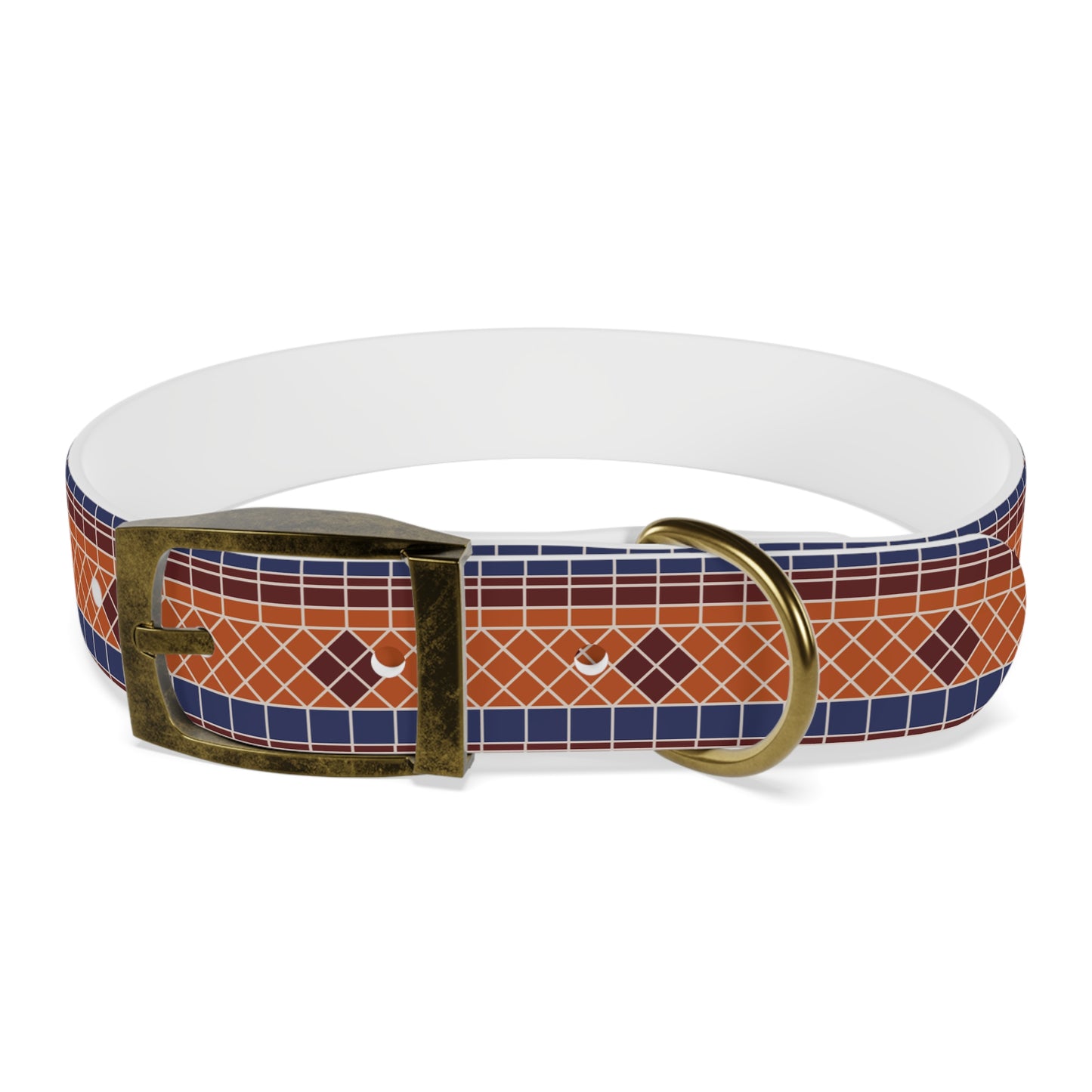 Fountain Tiles Dog Collar