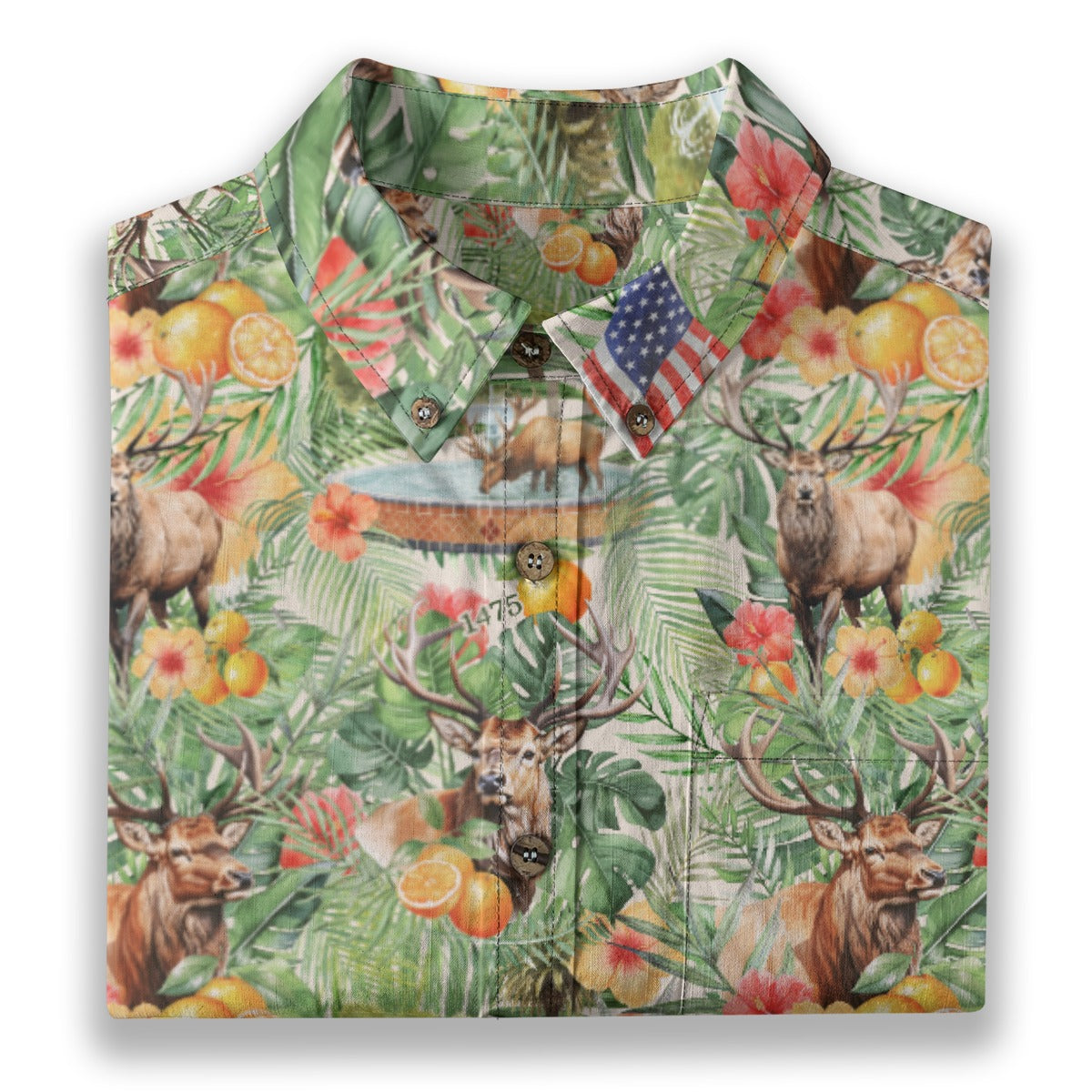 Elks Lodge 1475 Tribute Hawaiian Shirt