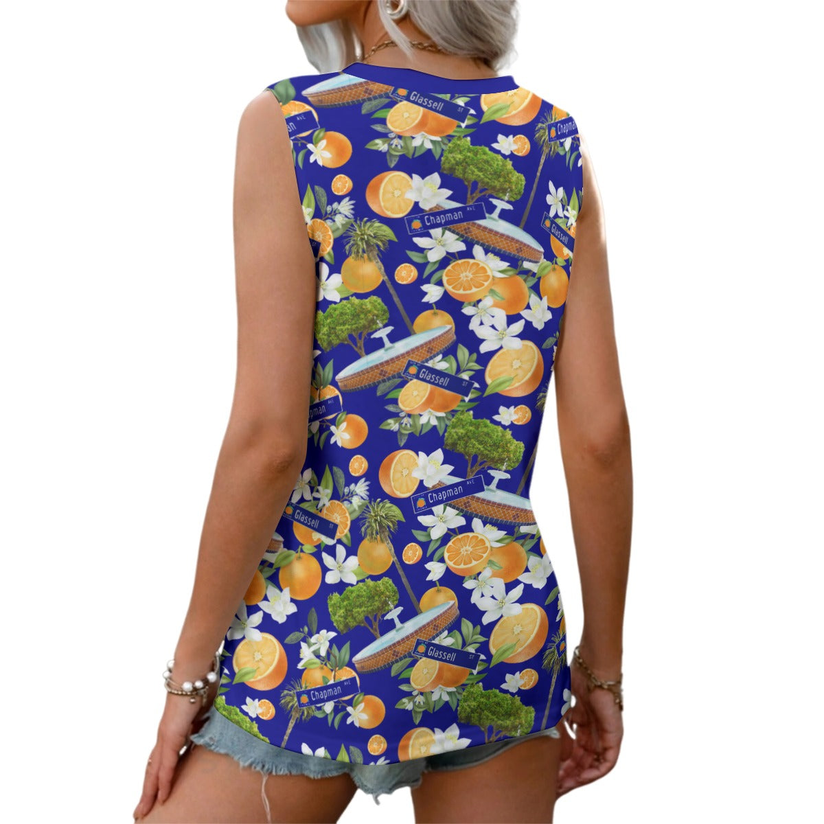 Old Town Hawaiian Women's Tank Blouse