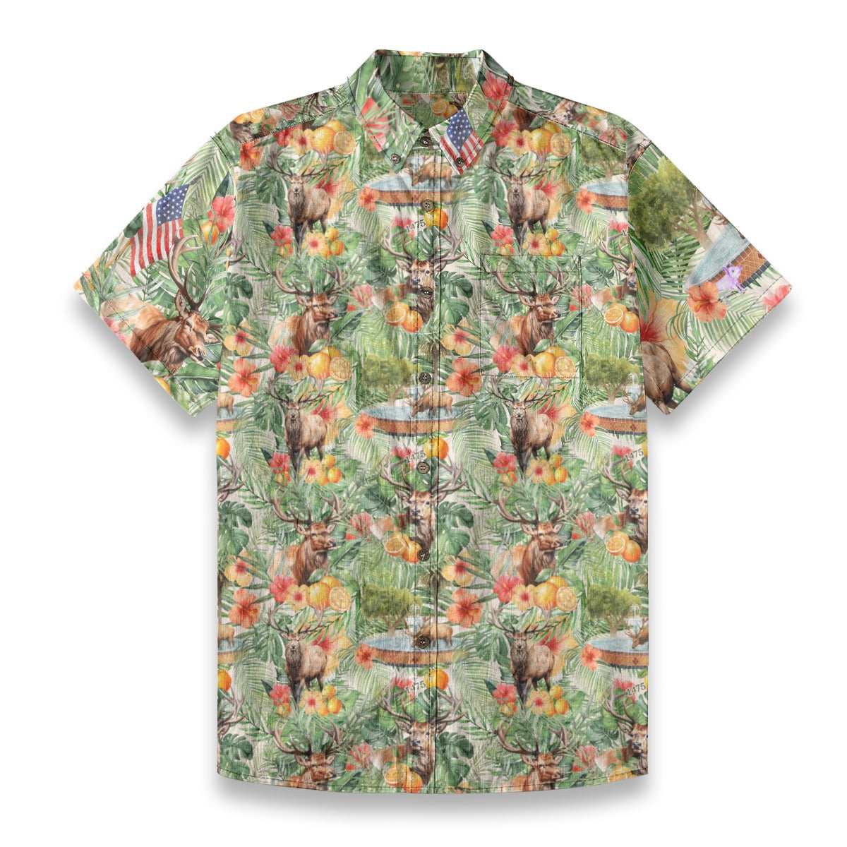 Elks Lodge 1475 Tribute Hawaiian Shirt