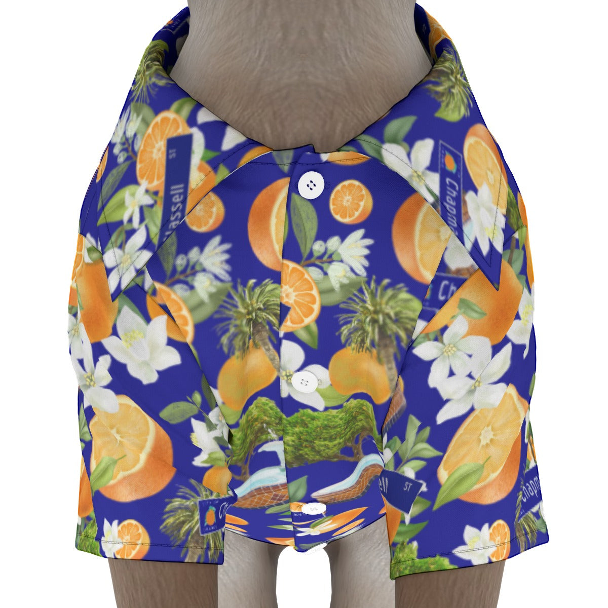 Old Towne Orange Hawaiian Pet‘s Hawaiian Shirt