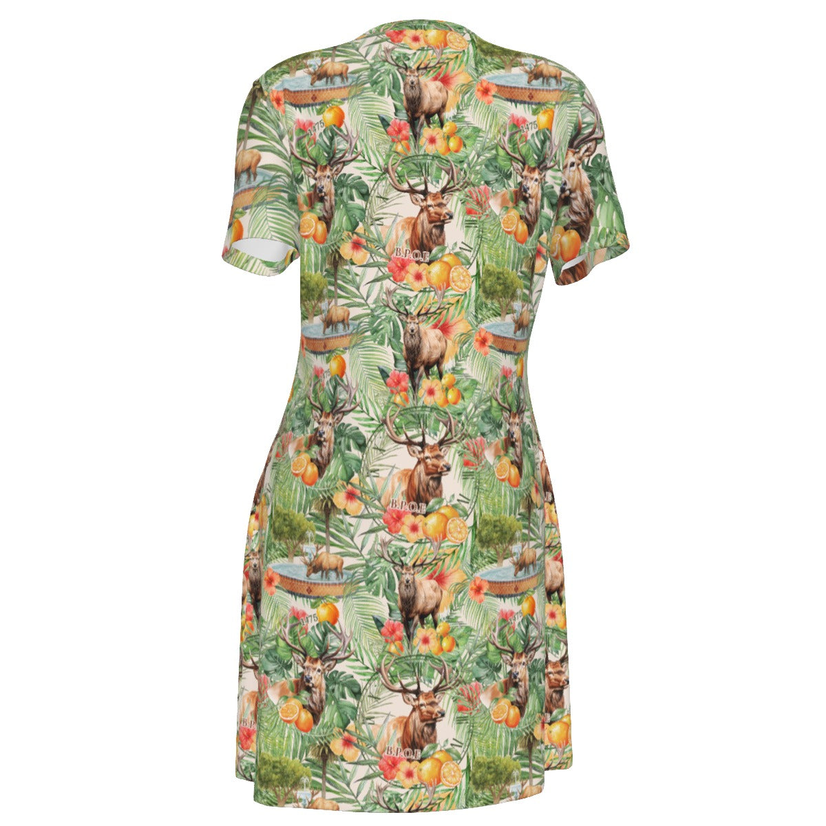 Elks Lodge 1475 Tribute V-Neck Dress