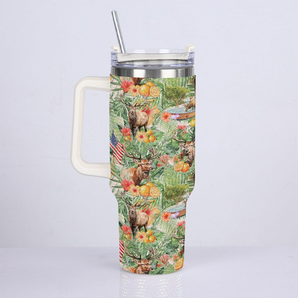 Elks Lodge 1475 Diamond-Studded Tribute Stainless Steel Tumbler