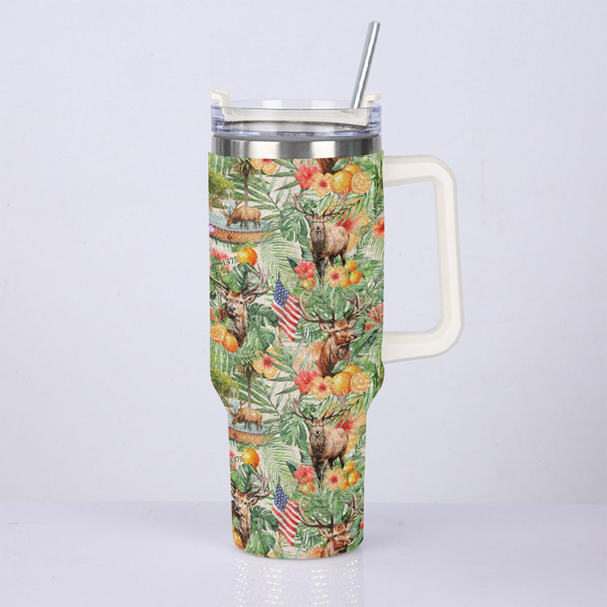 Elks Lodge 1475 Diamond-Studded Tribute Stainless Steel Tumbler