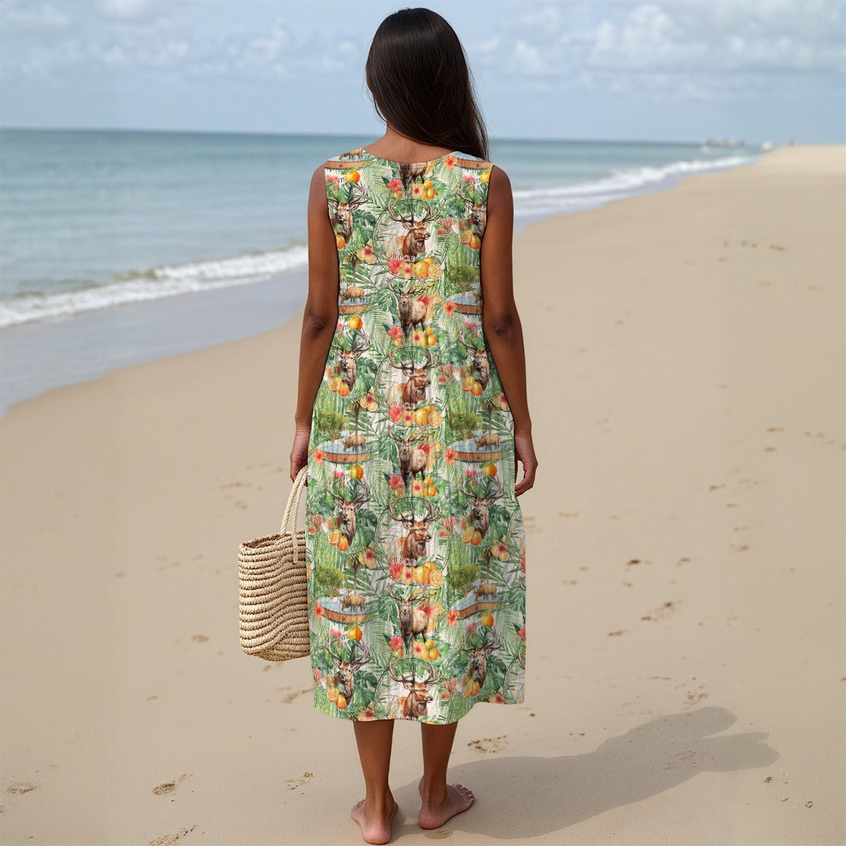 Elks Lodge 1475 Sleeveless Summer Dress