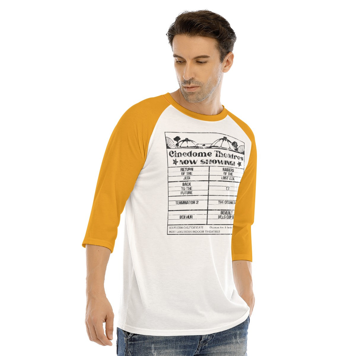 Cinedome Theatres - Raglan Unisex T-Shirt
