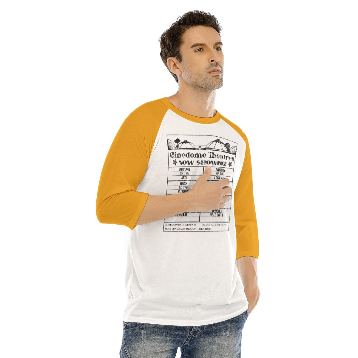 Cinedome Theatres - Raglan Unisex T-Shirt