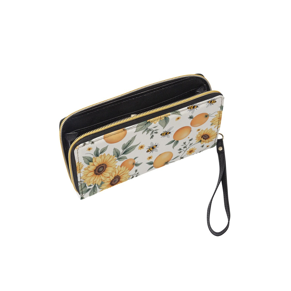 "Melissa" Sunflower Citrus & Bees Wallet