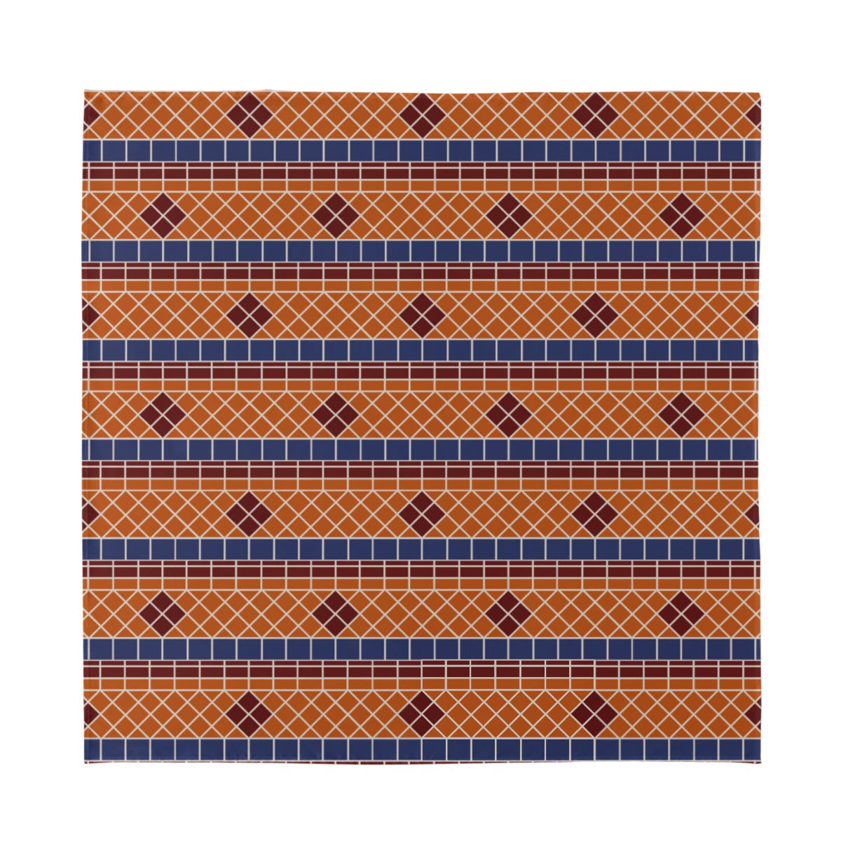 Fountain Tile Silk Scarf