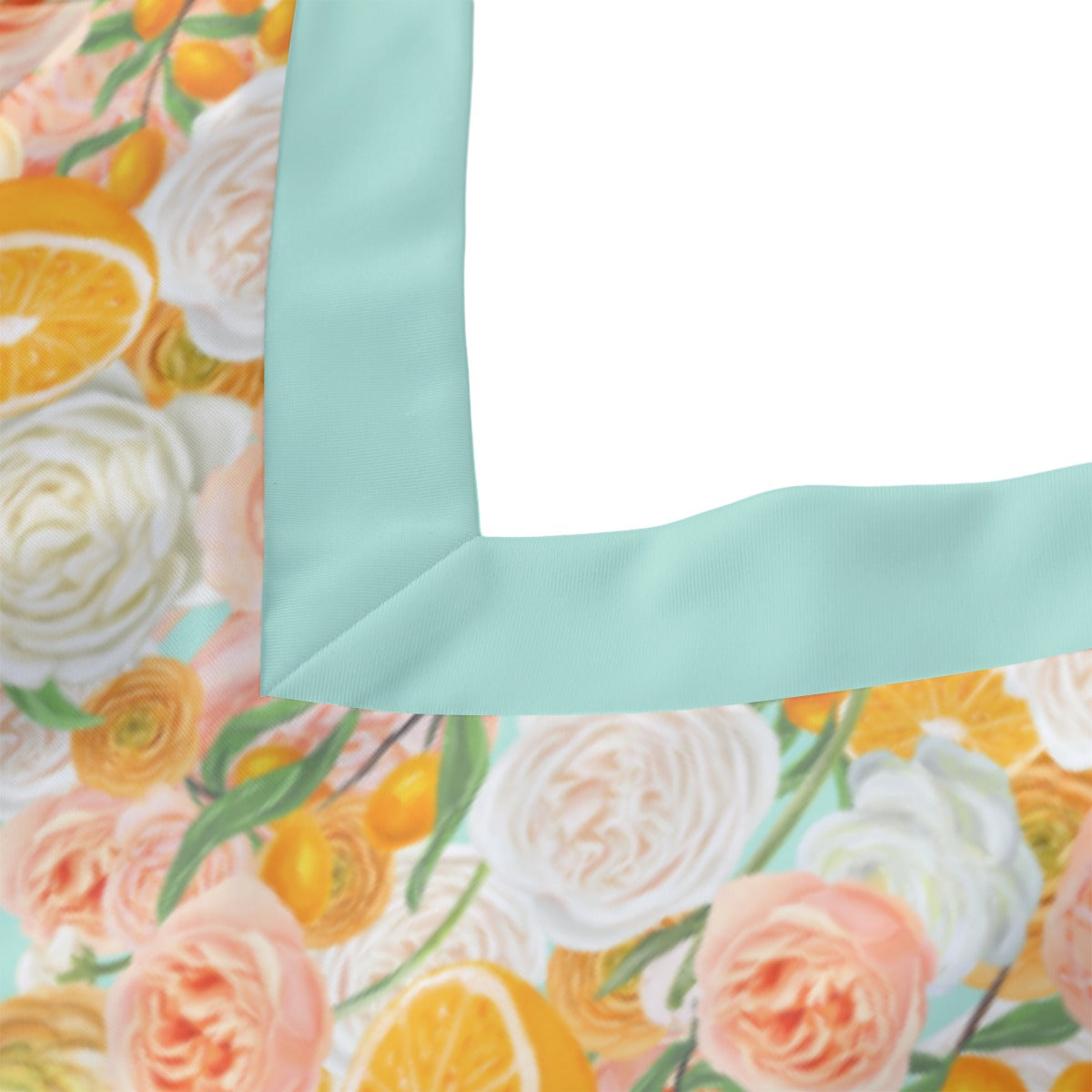 Citrus Blossom All-Over Print Women's Tie Shoulder Onepiece Padded Swimsuit