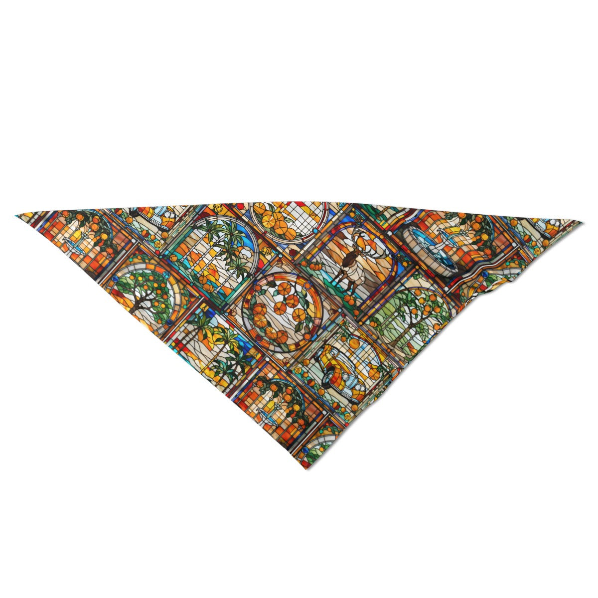 Elks Lodge Stained Glass Silk Bandana