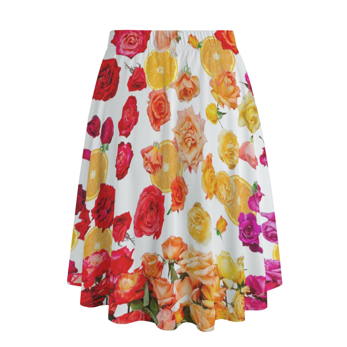 Woman's Club 100 years of Roses Women's Long Maxi Skirt With Pockets