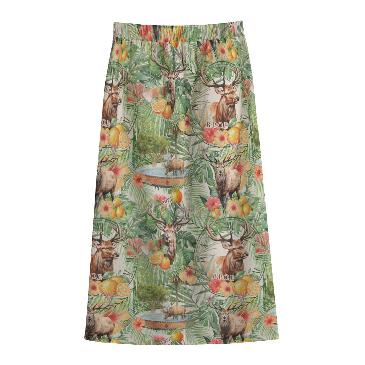 Elks Lodge 1475 Tribute Cotton Canvas Skirt