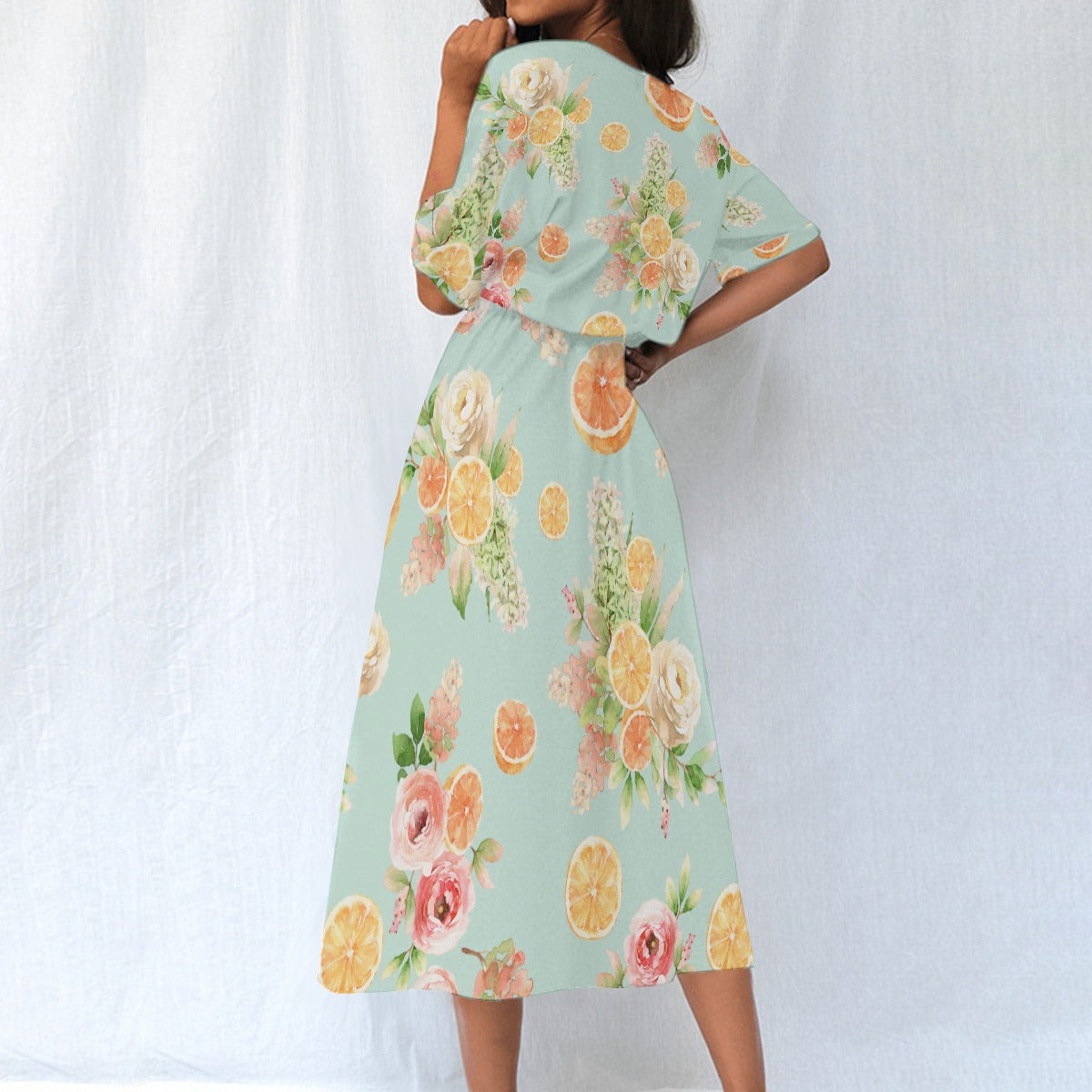Citrus Bloom Dress - Mint