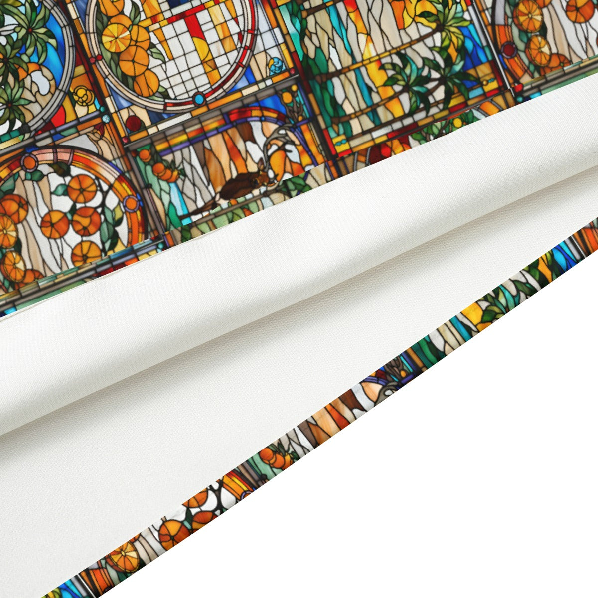 Elks Lodge Stained Glass Silk Bandana