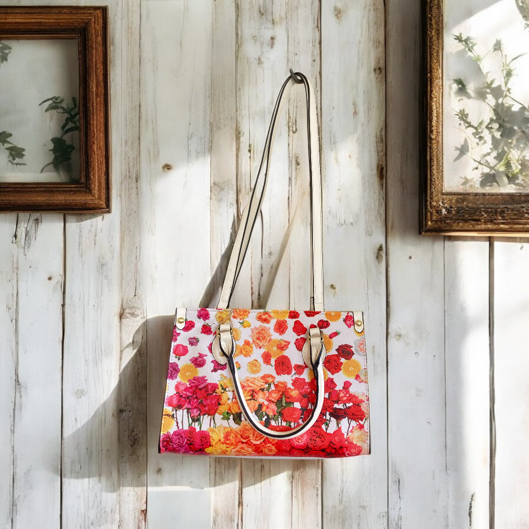 WCO 100 Years of Roses Purse with Long Strap