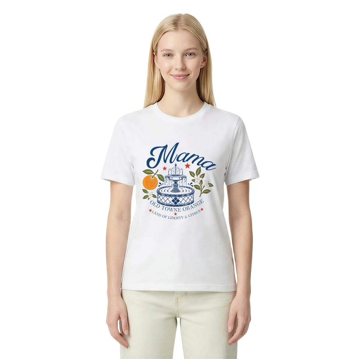 Mama of Liberty & Citrus Tee