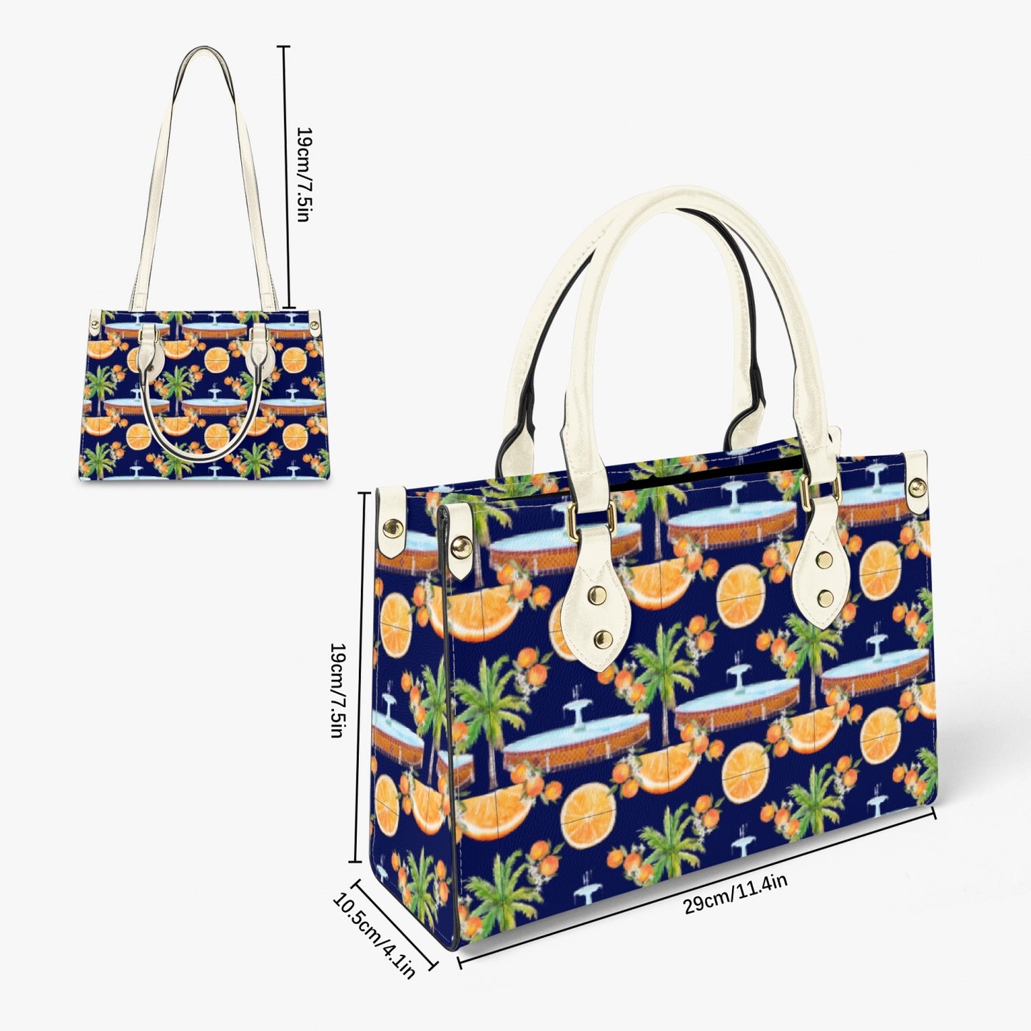 Orange Hawaiian Women's Tote Bag - Long Strap