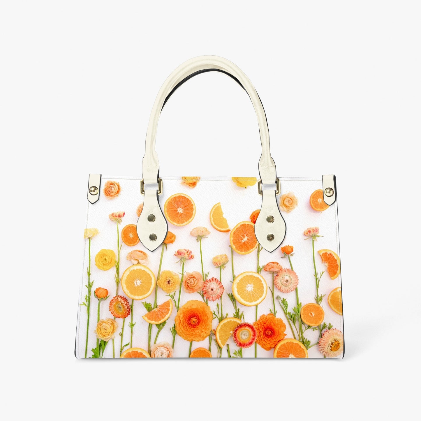 "Floral Cara Cara" Women's Purse - Long Strap