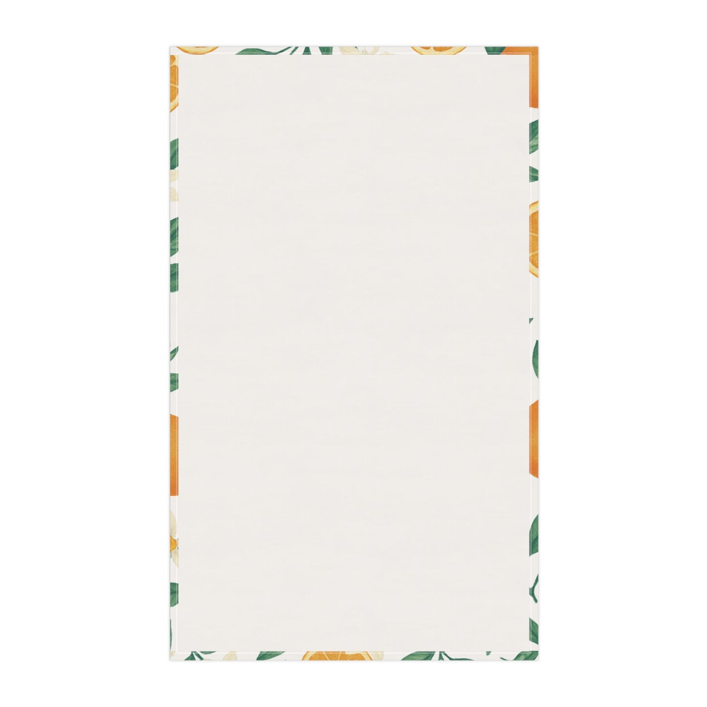 "Orange Sweet Orange" Tea Towel - Cheerful Kitchen Decor, Gifts for Home, Housewarming, Summer Gatherings, Citrus Lovers