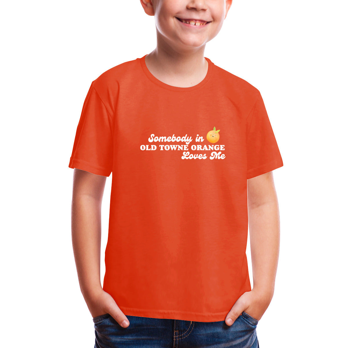 *PRE-SALE* "Somebody in Old Towne Orange Loves me" Youth Short Sleeve T-Shirt