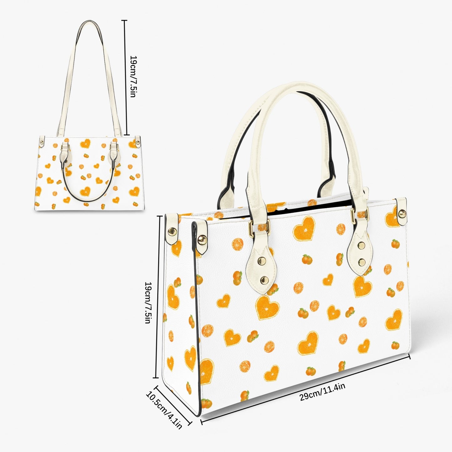 "Love Orange" Women's Purse - Long Strap