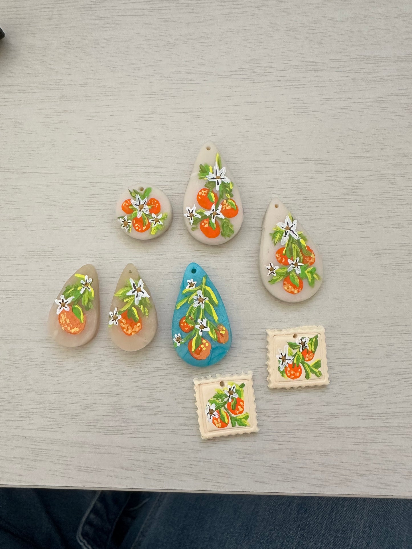 Orange Blossom Grove Pendant Necklace