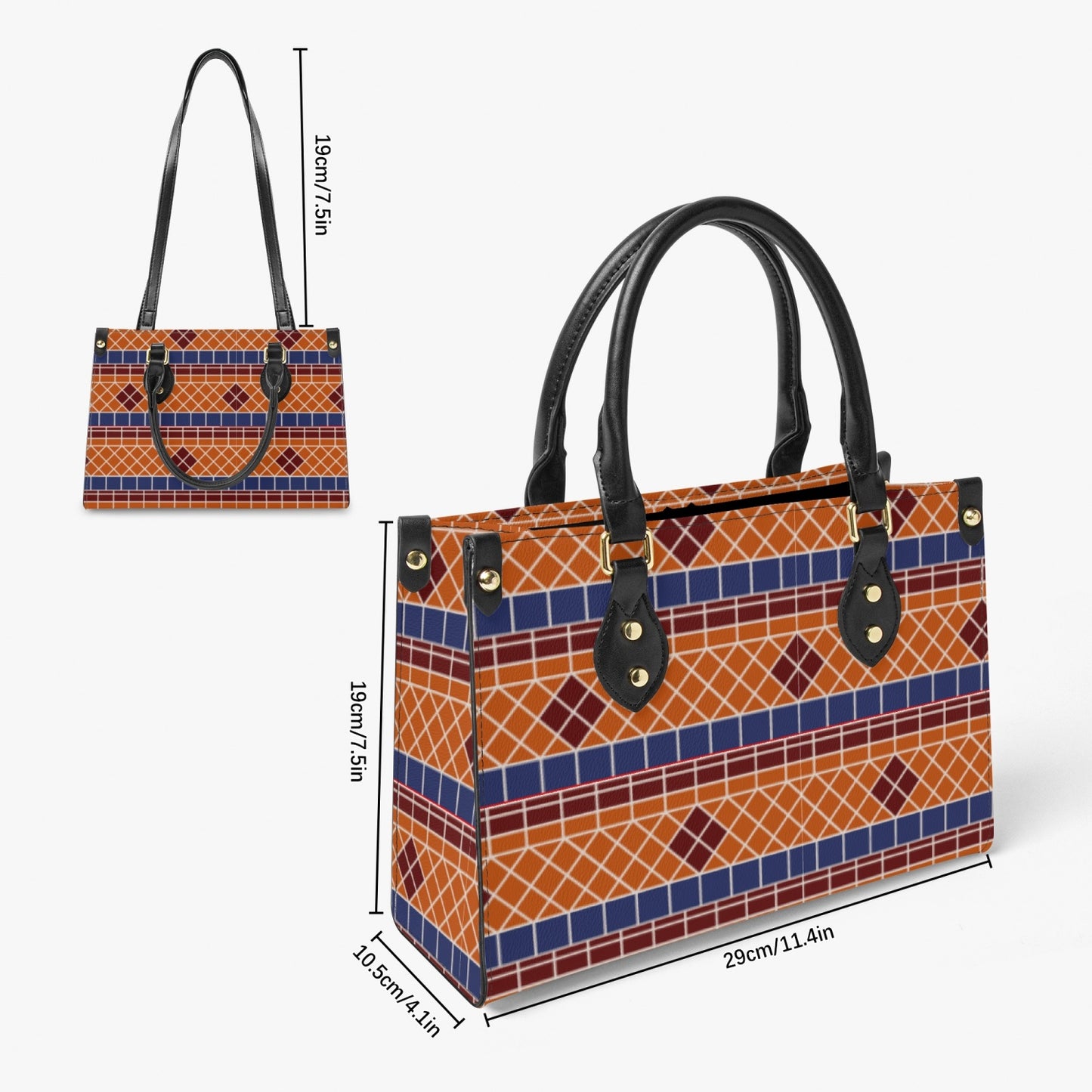 Fountain Tile Purse - Long Strap