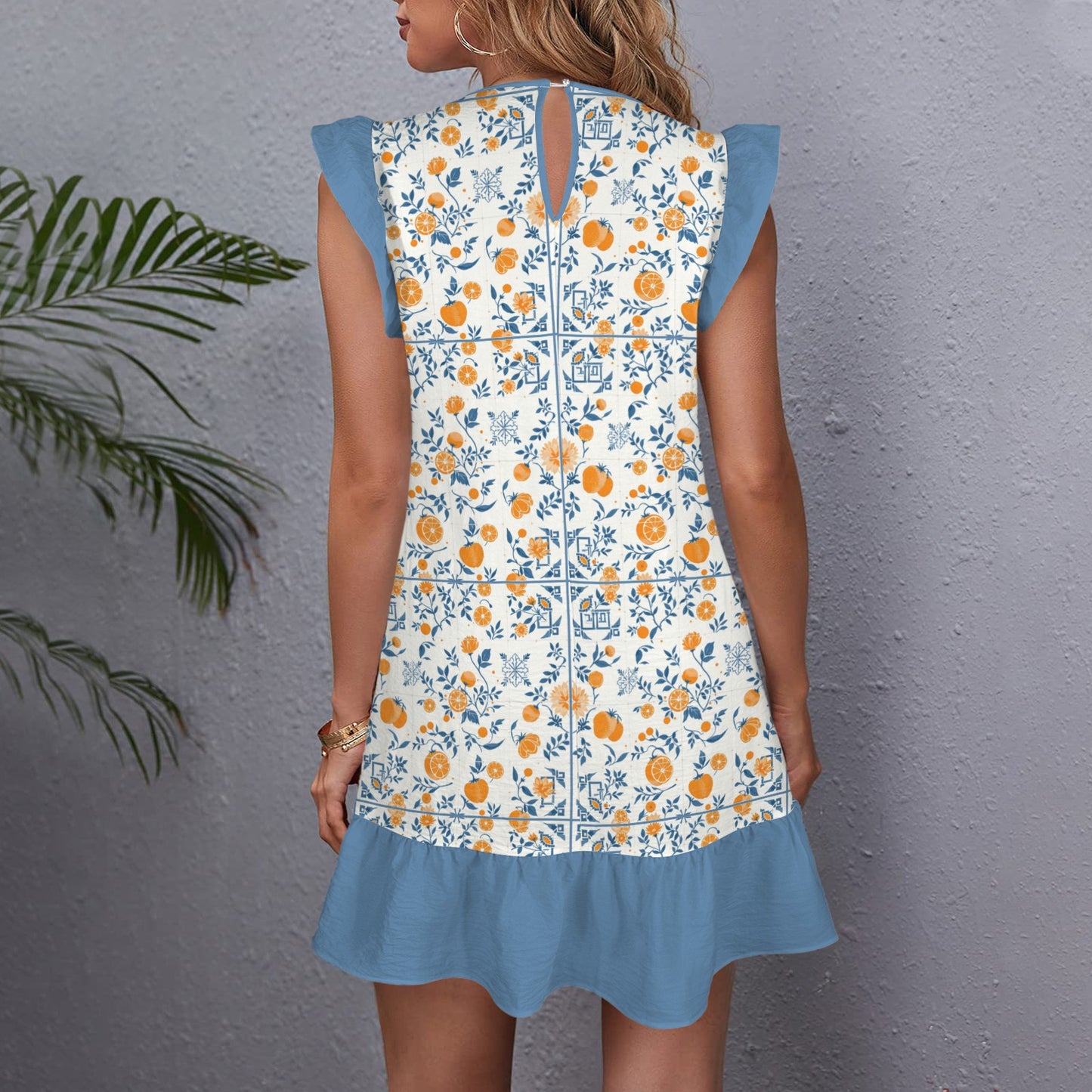 Italian Oranges Casual Dress