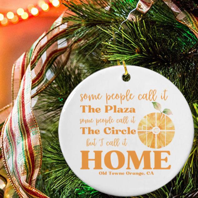 The Plaza the Circle Ceramic Ornament