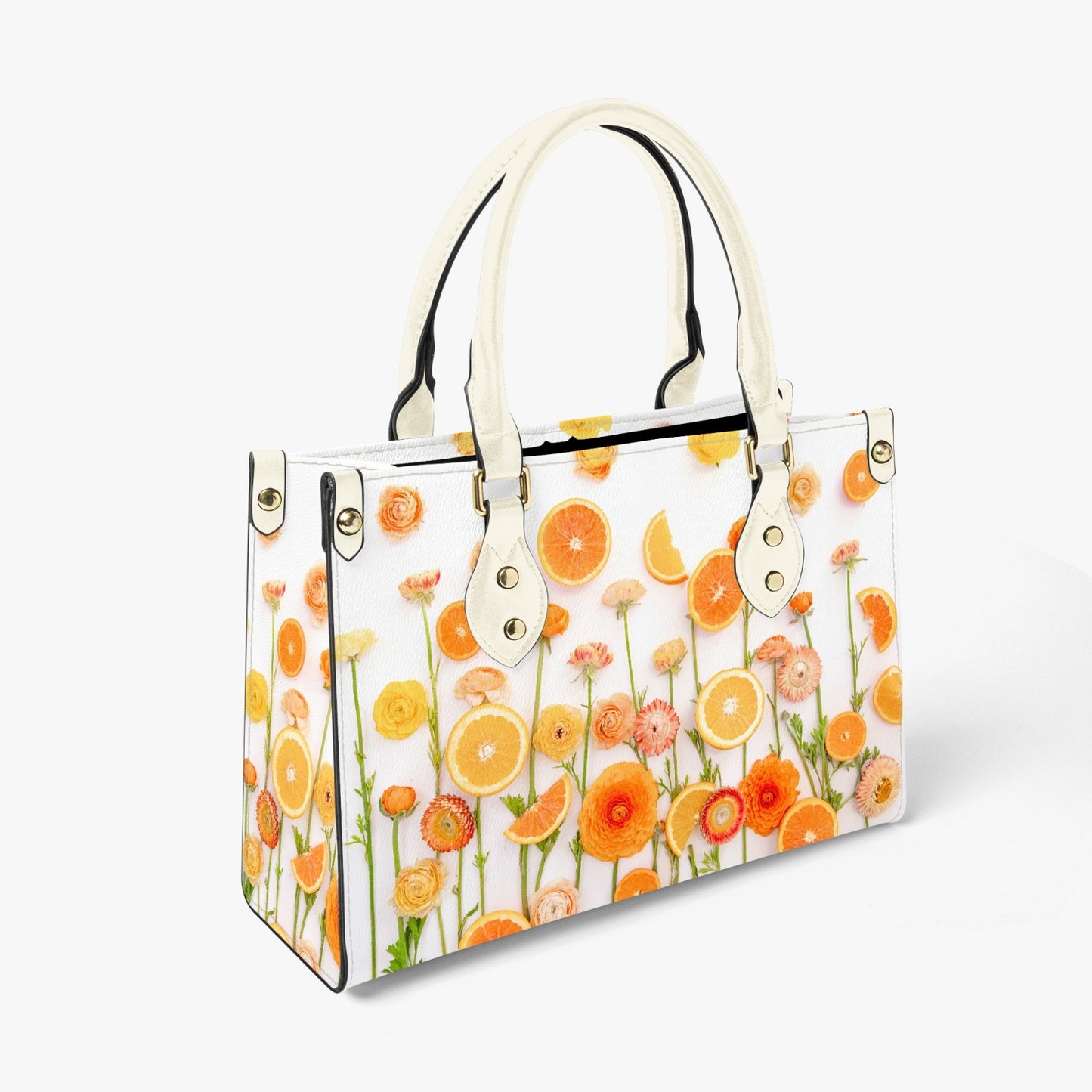 "Floral Cara Cara" Women's Purse - Long Strap