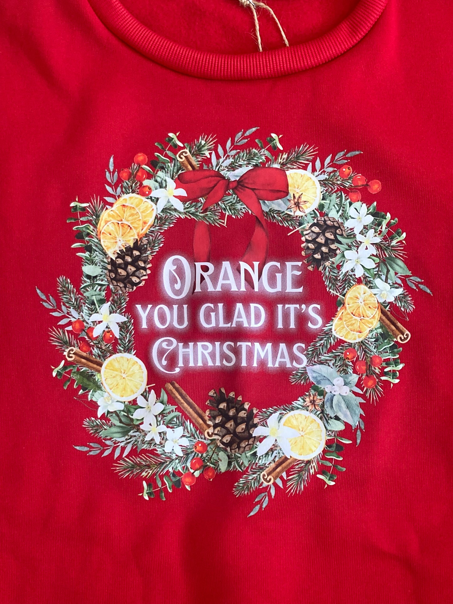 Orange You Glad It’s Christmas Sweatshirt