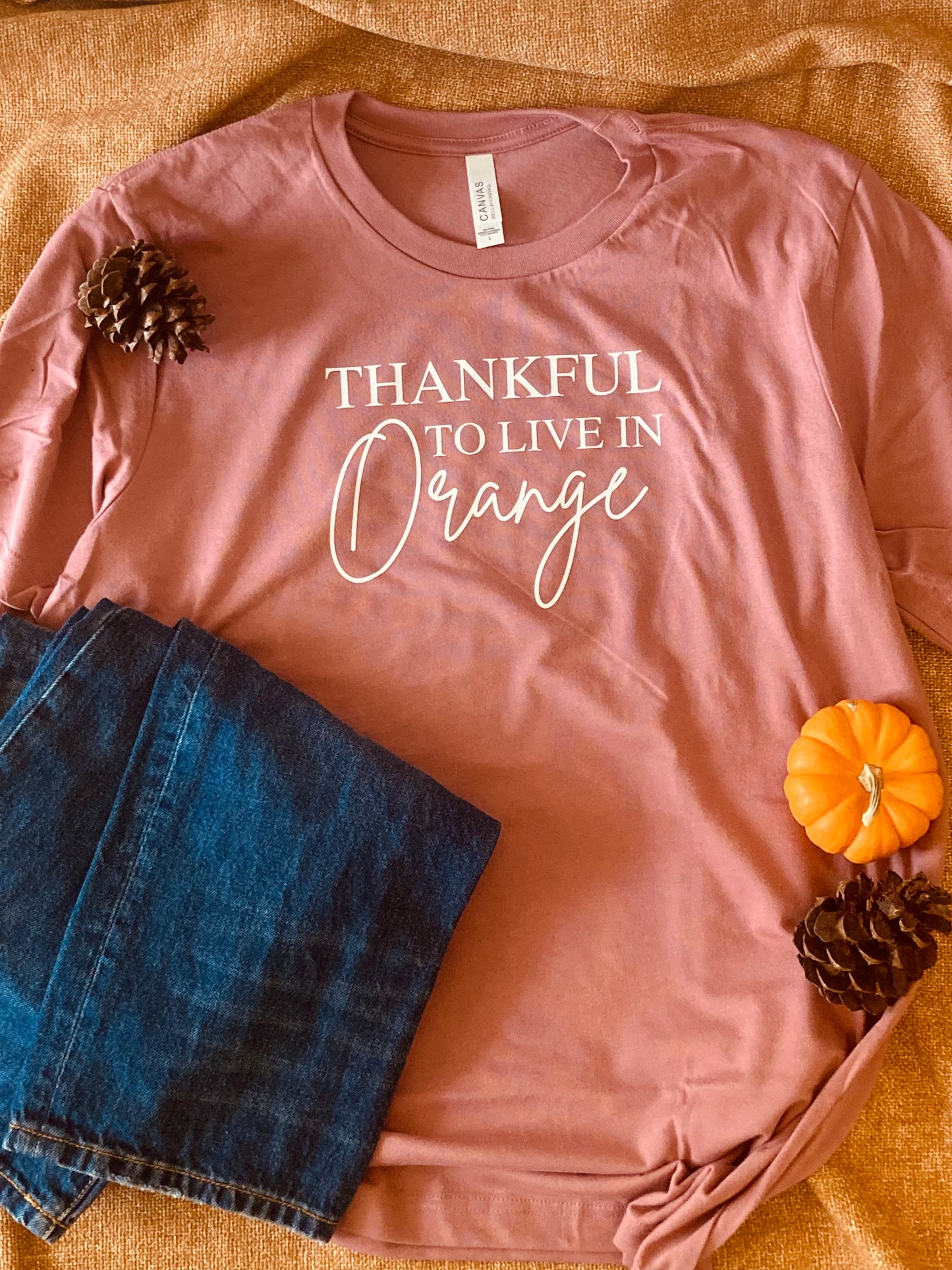 Thankful to Live in Orange Shirts