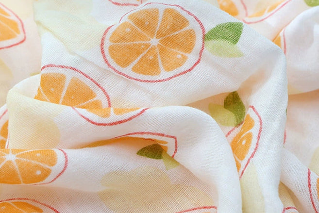 Orange You Glad It's Nap Time? Citrus Baby Blanket 🍊