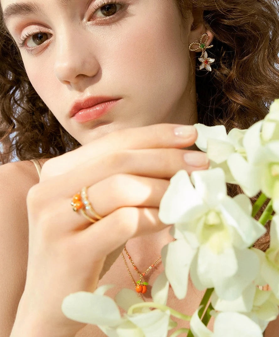 ORANGE BLOSSOMS Earrings