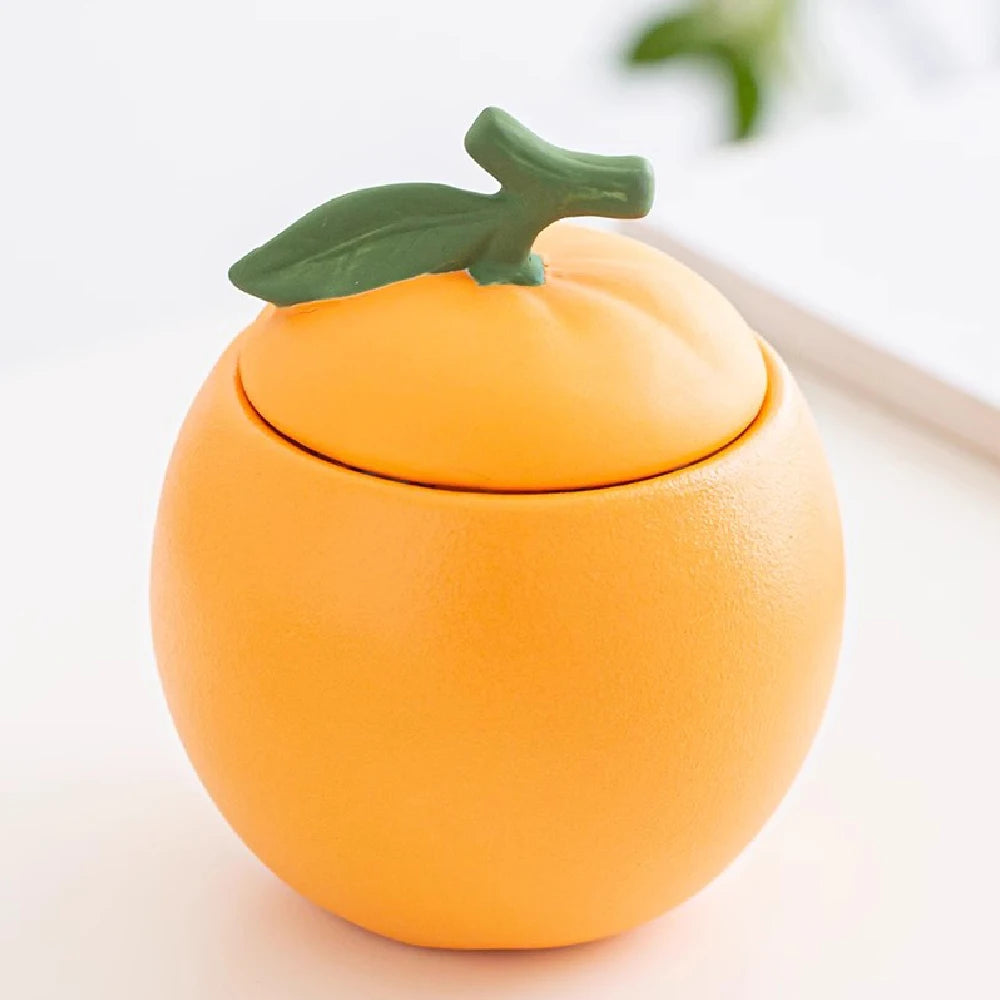 Sweet Citrus Ceramic Tea Jar