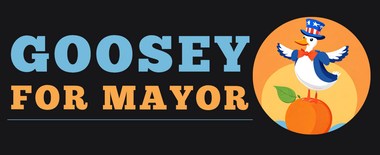 Goosey for Mayor t-shirt