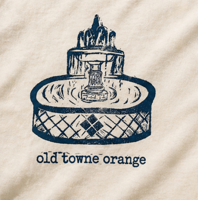 Old Towne Fountain Stamp Tee