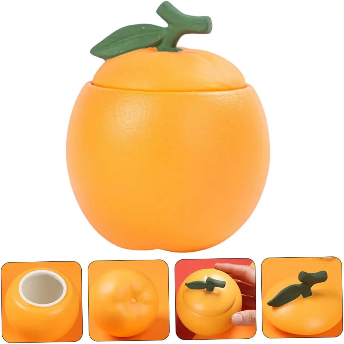 Sweet Citrus Ceramic Tea Jar