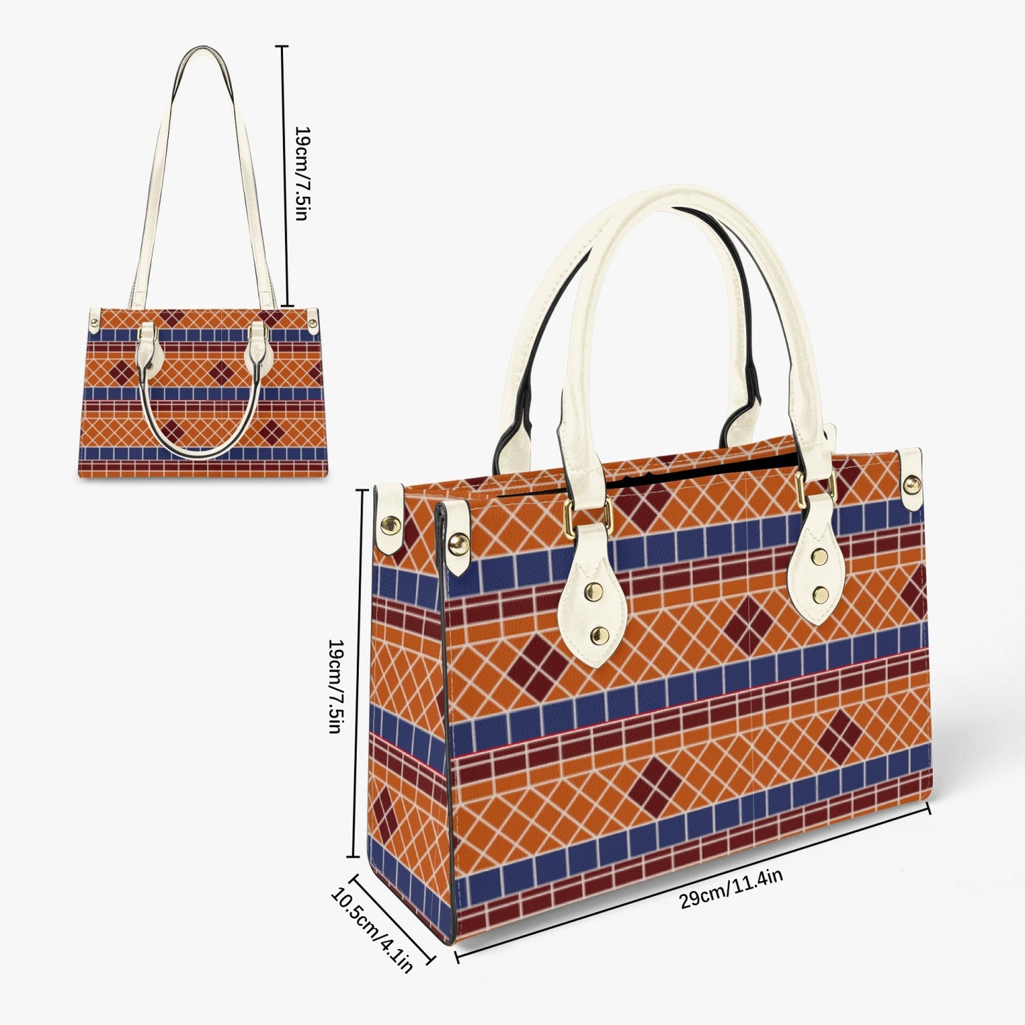 Fountain Tile Purse - Long Strap