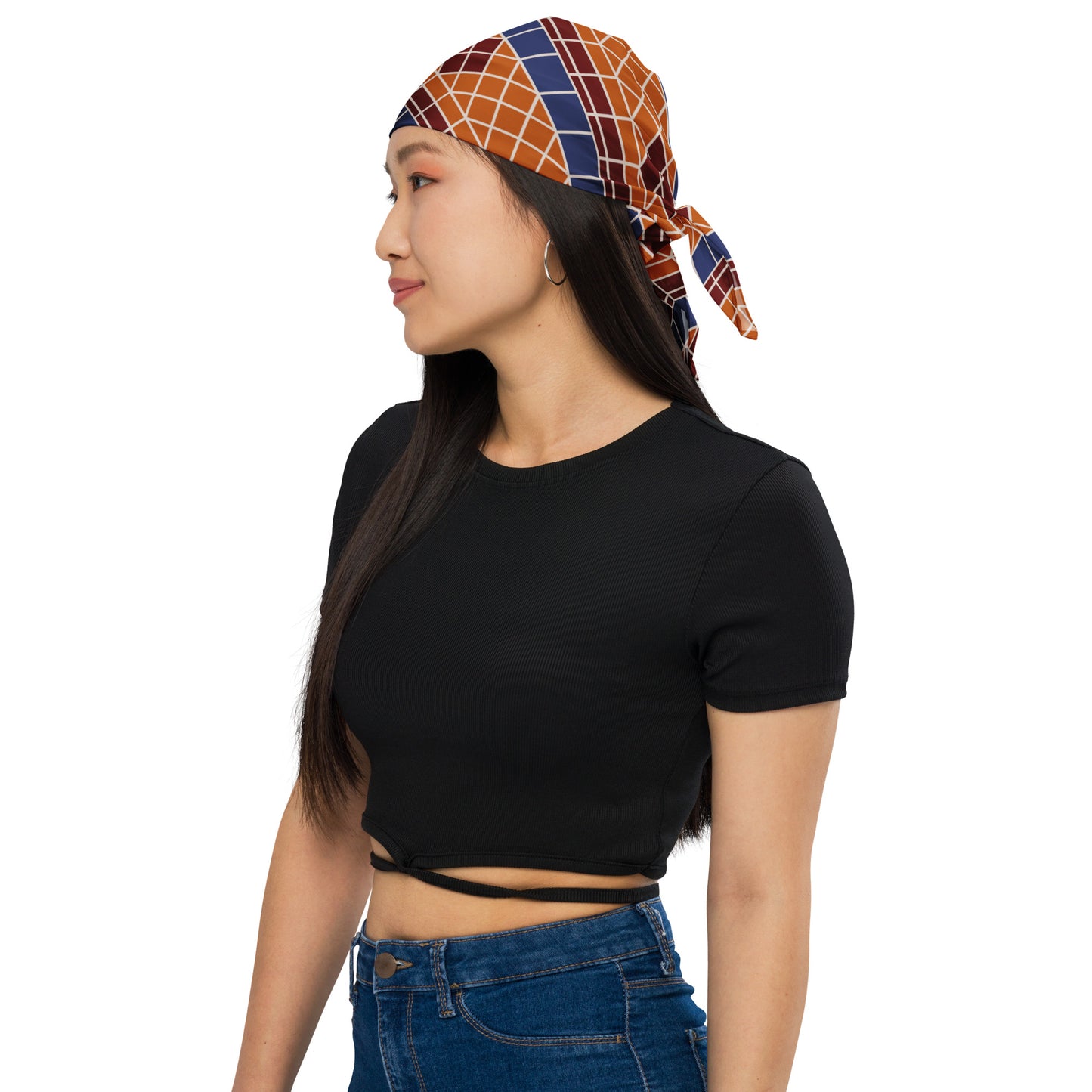 Fountain Tile Silk Scarf