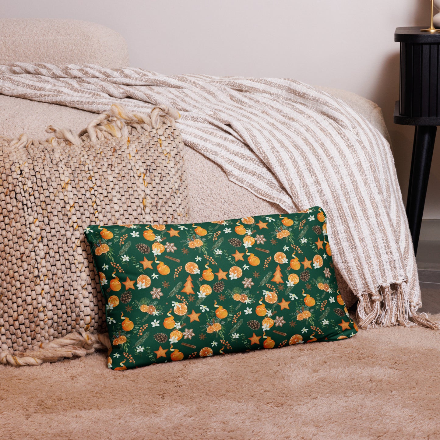 "Old Towne Orange for the Holidays" Pillow Case