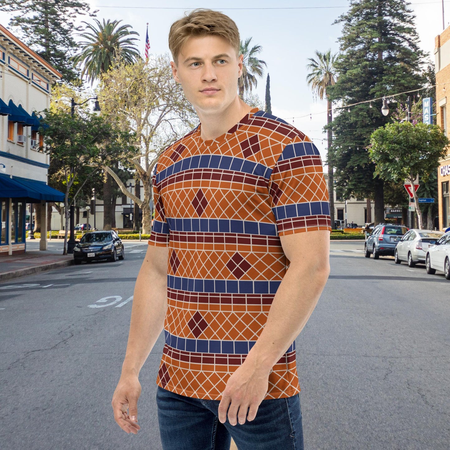 Fountain Tile "Don't hit me" Men's t-shirt