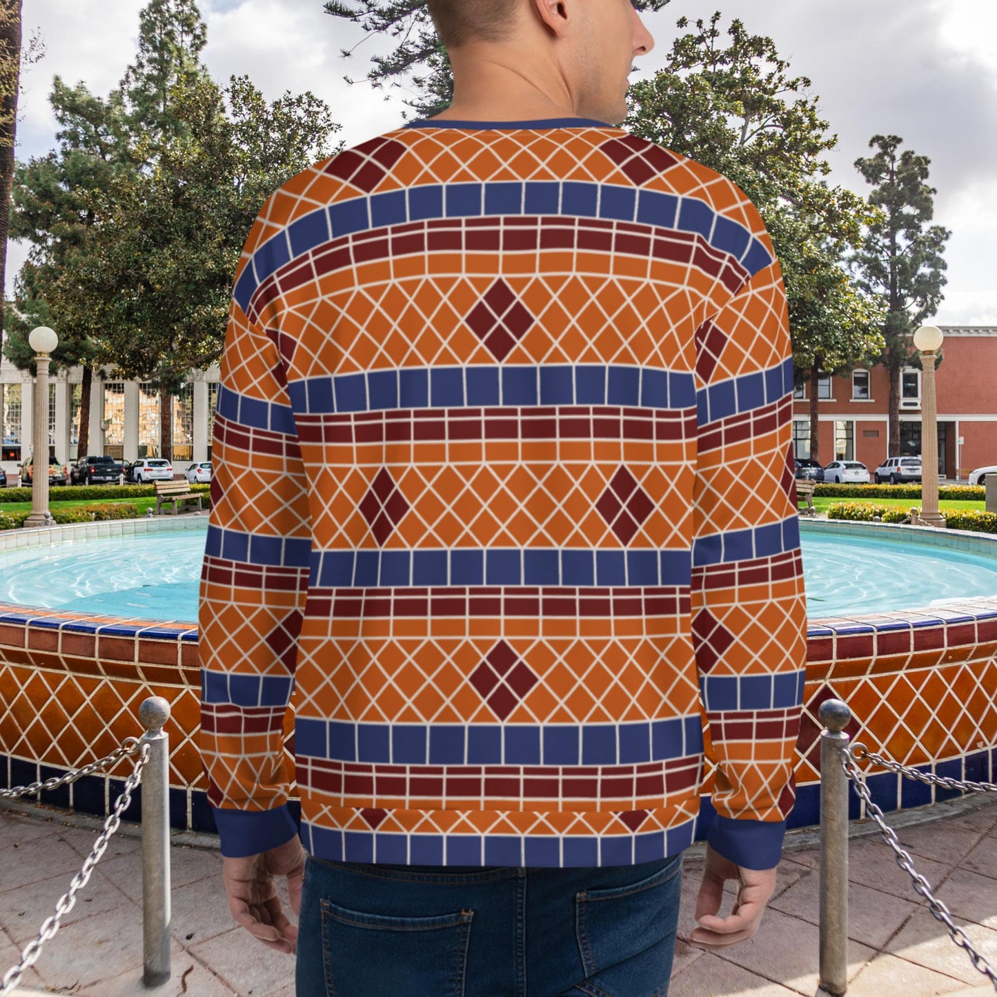 Fountain Tile Unisex Sweatshirt