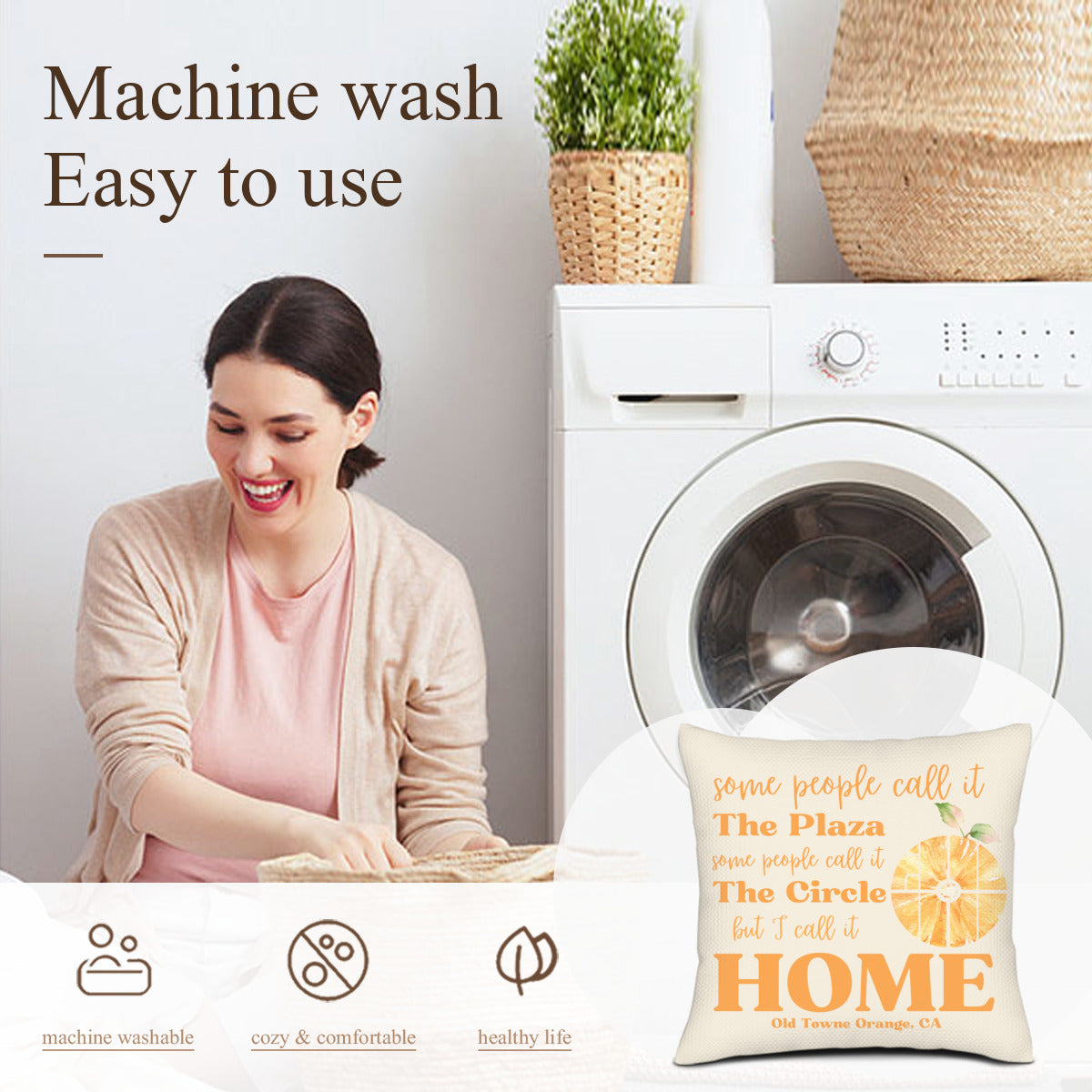 I call it home! Old Towne Orange Pillowcase