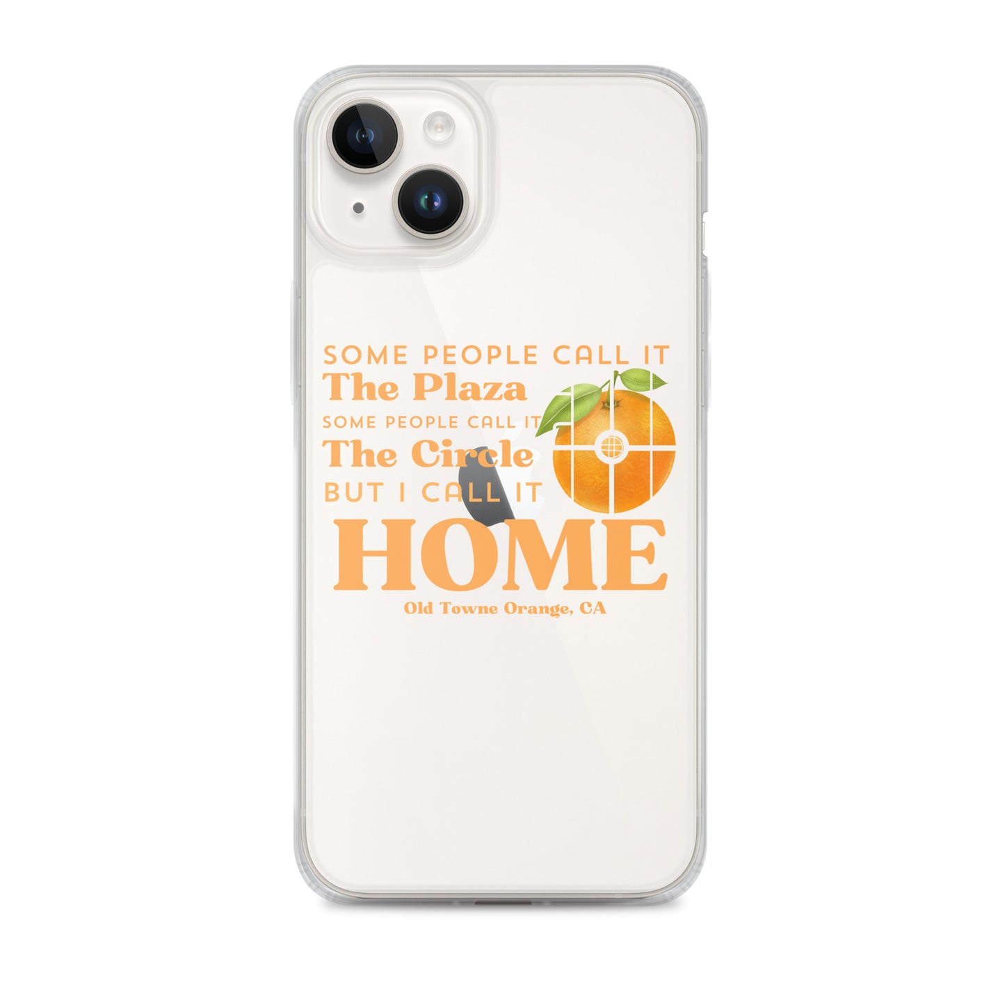 "I call it HOME" Clear Case for iPhone®