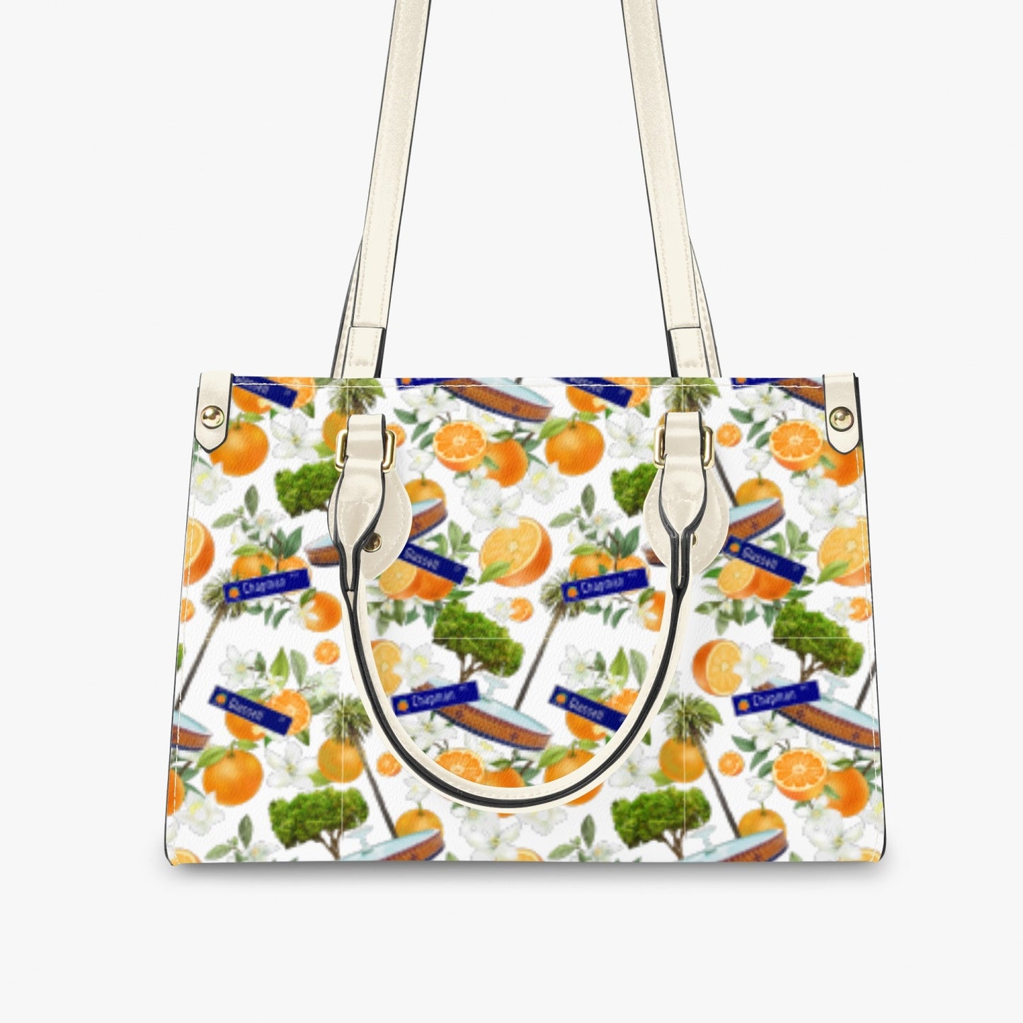 Old Town Orange Hawaiian Women's Tote Bag - Long Strap