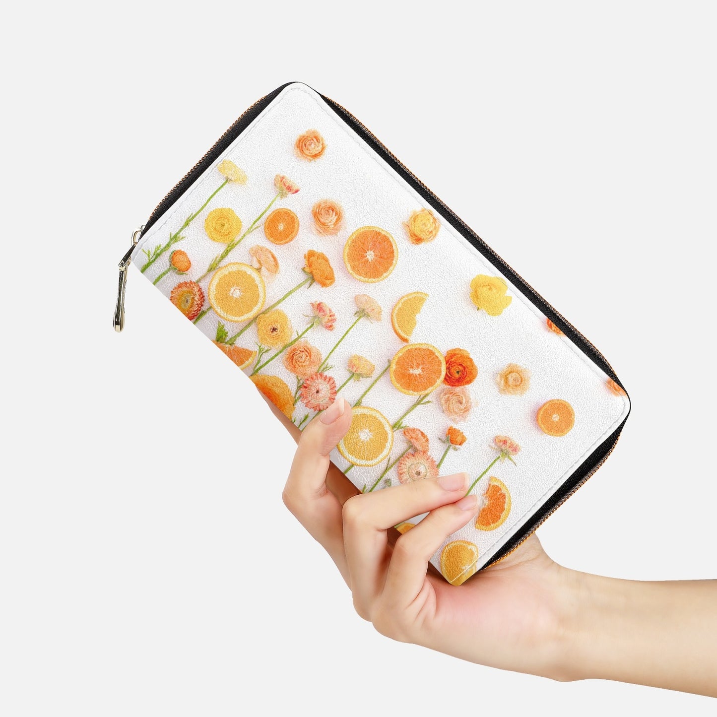 "Floral Cara Cara" Women's Wallet