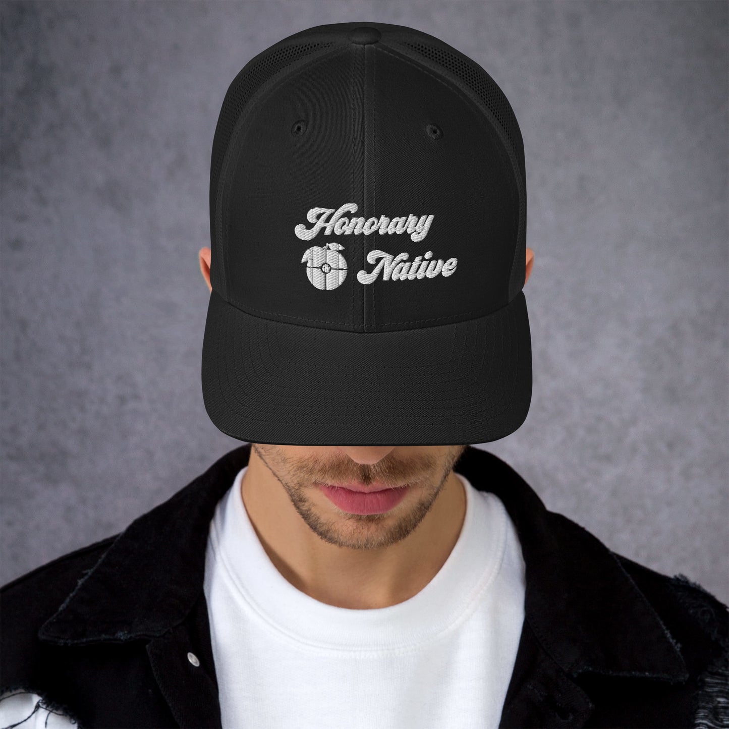 Honorary Orange Native Trucker Cap